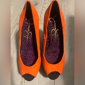 New! Jessica Simpson color block wedge heels 👠